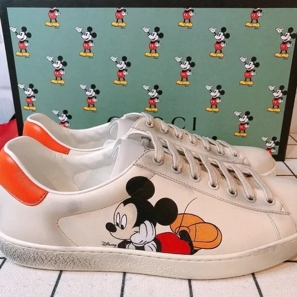 Gucci x Disney Mickey Mouse Ace low-top trainers